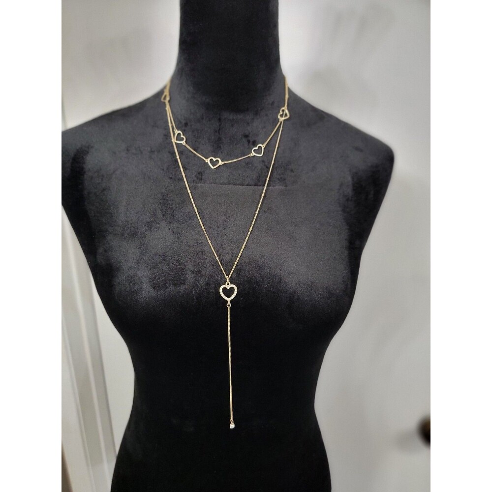 Heart Layered Gold Necklace